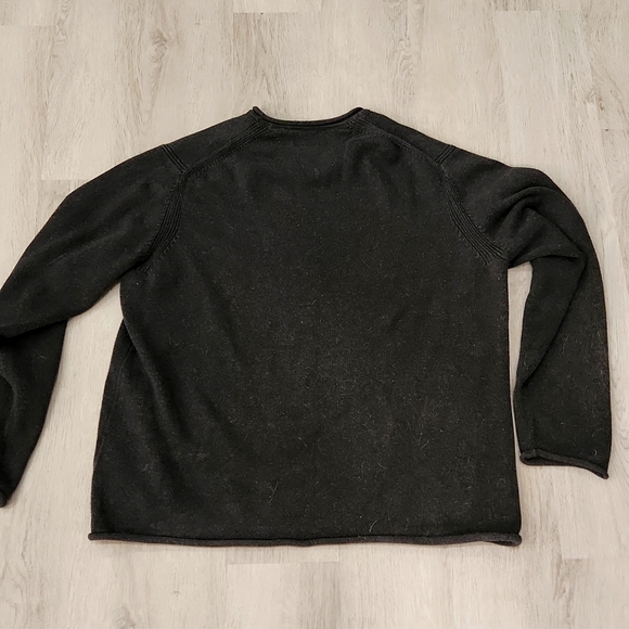 Men's Tommy Hilfiger Sweater L Charcoal - Picture 3 of 4